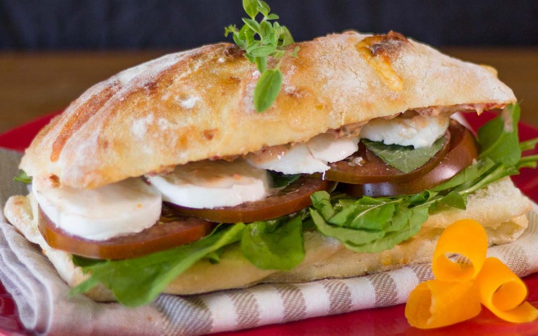 Sanduiche Caprese
