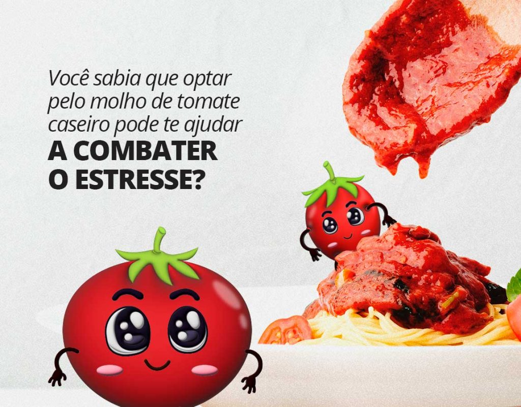 Molho de tomate caseiro é um aliado contra o estresse oxidativo
