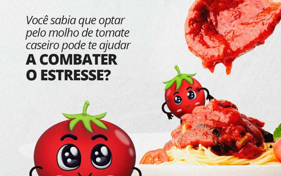 Molho de tomate caseiro é um aliado contra o estresse oxidativo