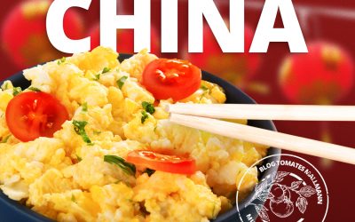 Tomates que foram da Europa ao coração da culinária chinesa