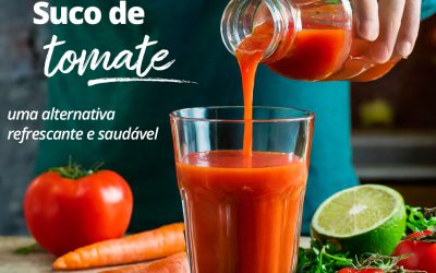 Suco de tomate: uma alternativa refrescante e saudável