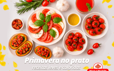 Primavera no prato: receitas leves e coloridas com Tomates Mallmann