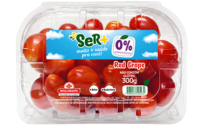 Tomate Red Grape 300g Ser+ 0% agrotóxico