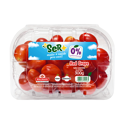 Tomate Red Grape 300g Ser+ 0% agrotóxico