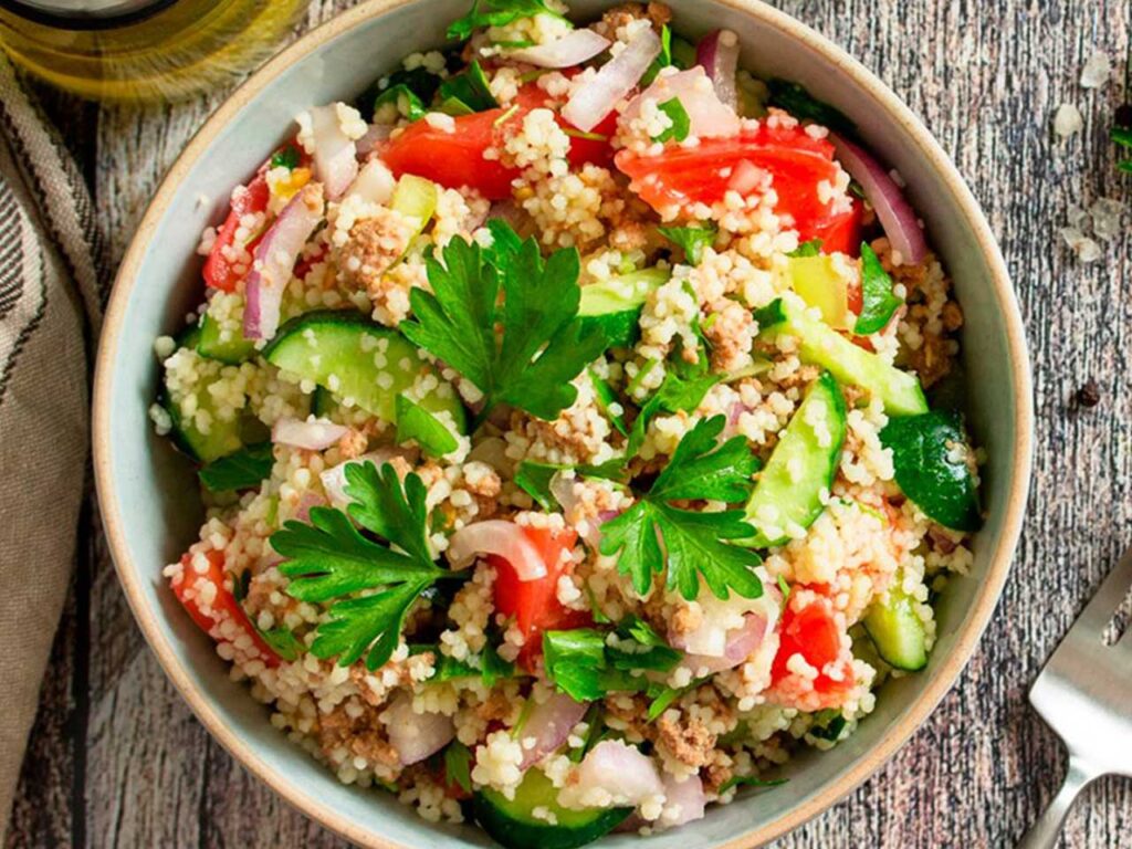 Cuscuz Marroquino com Tomates